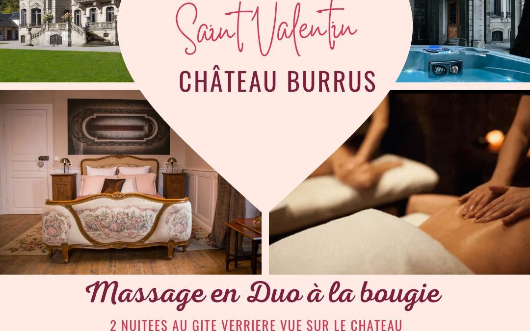 Saint Valentin : Massage en duo à la bougie